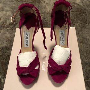 Jimmy Choo suede heels